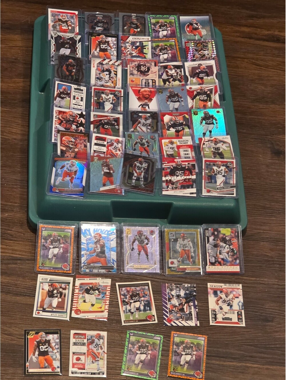 49 card Los angeles Rams Cleveland Browns Myles Garrett card Lot